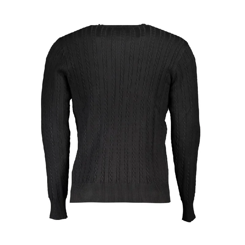 Men's Sweaters with Hooks and LoopsU.S. Grand Polo Elegant Crew Neck Contrast Men's Sweater Men's Sweaters with Hooks and LoopsU.S. Grand Polo Elegant Crew Neck Contrast Men's Sweater