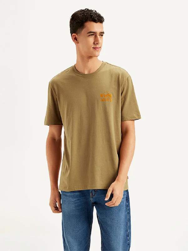 Lightweight Men's Linen ShirtsMen's Graphic Print Regular Fit T-Shirt