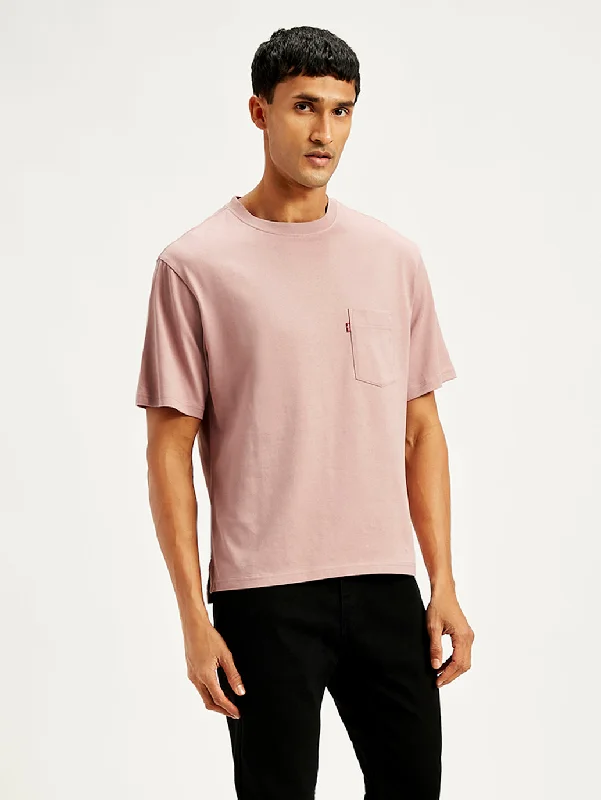 Men's Unique and Designer TopsMen's Solid Relaxed Fit T-Shirt