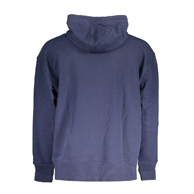 Men's Sweaters with Tapered ShapesTommy Hilfiger Chic Blue Embroidered Men's Hoodie Men's Sweaters with Tapered ShapesTommy Hilfiger Chic Blue Embroidered Men's Hoodie