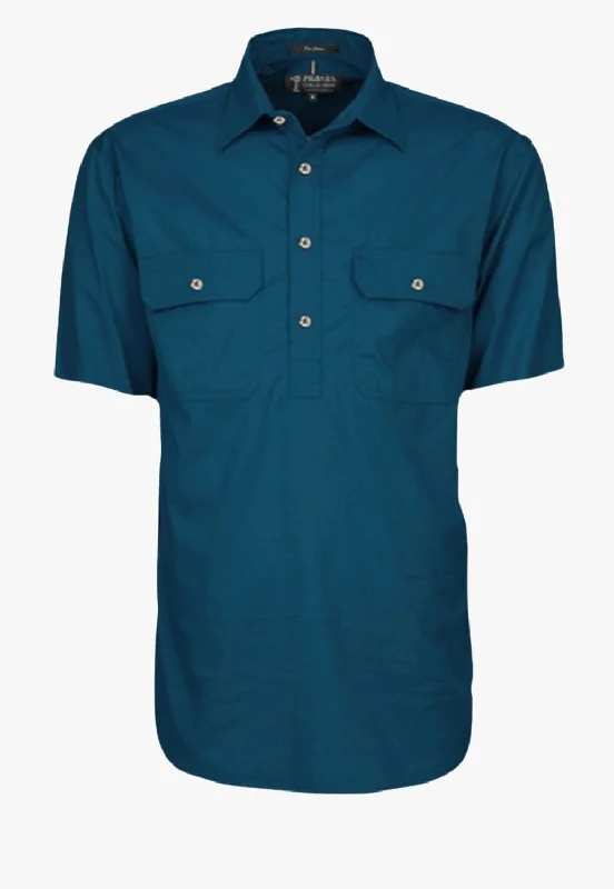 Men's Dressy Casual Shirts for Smart-Casual EventsPilbara Mens C/Front S/Sleeve Work Shirt RM200CFS Men's Dressy Casual Shirts for Smart-Casual EventsPilbara Mens C/Front S/Sleeve Work Shirt RM200CFS