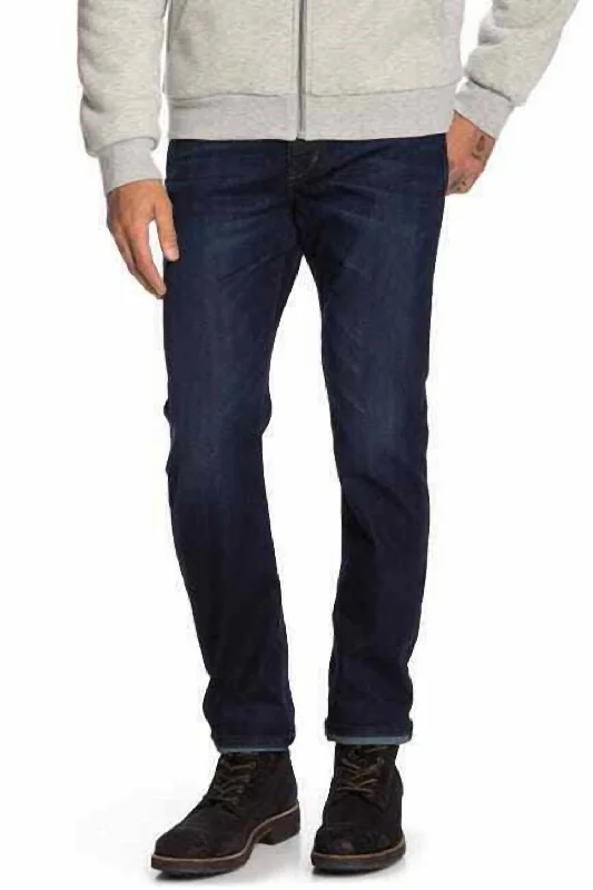 Premium Men's JeansAero Slim Fit Denim Stretch Jeans In Dark Wash