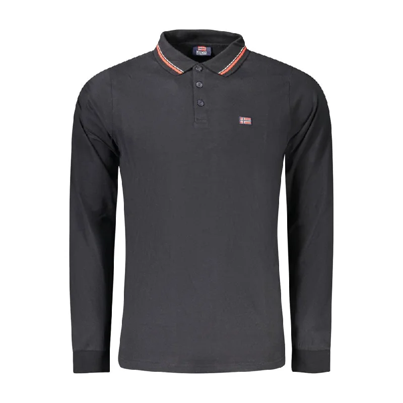 Men's Shirts with Embellished SleevesNorway 1963  Cotton Polo Men's Shirt