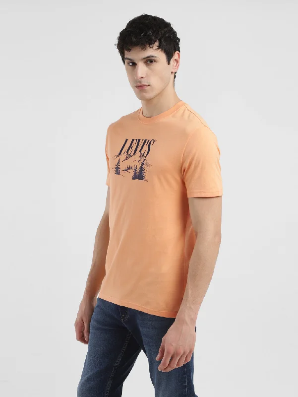 Men's Shirts with Pocket SquaresMen's Graphic Print Crew Neck T-shirt