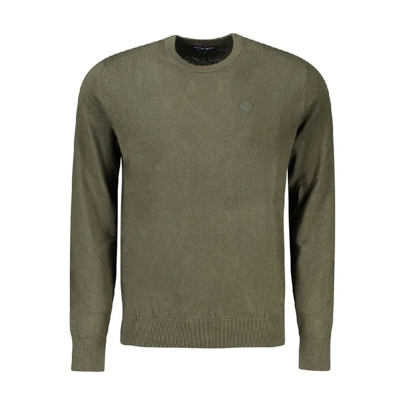 Cozy Men's Cable-Knit SweatersNorth Sails Green Cotton Men's Sweater
