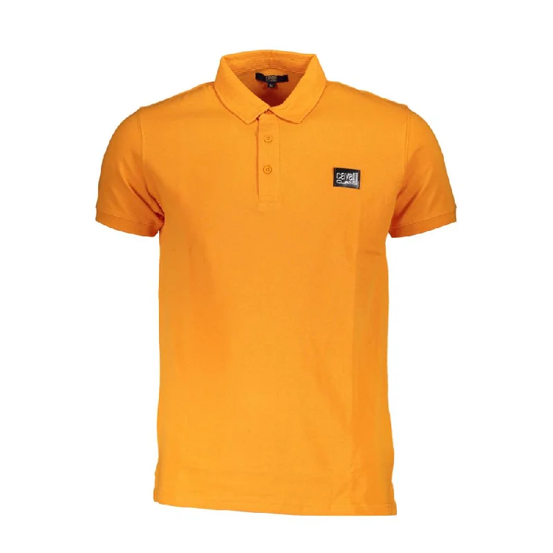 Men's Shirts with Geometric PatternsCavalli Class  Cotton Polo Men's Shirt