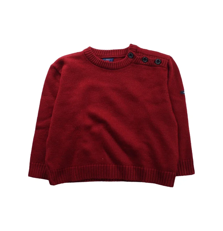 Men's Sweaters with Belt AttachmentsSaint James Knit Sweater 6T