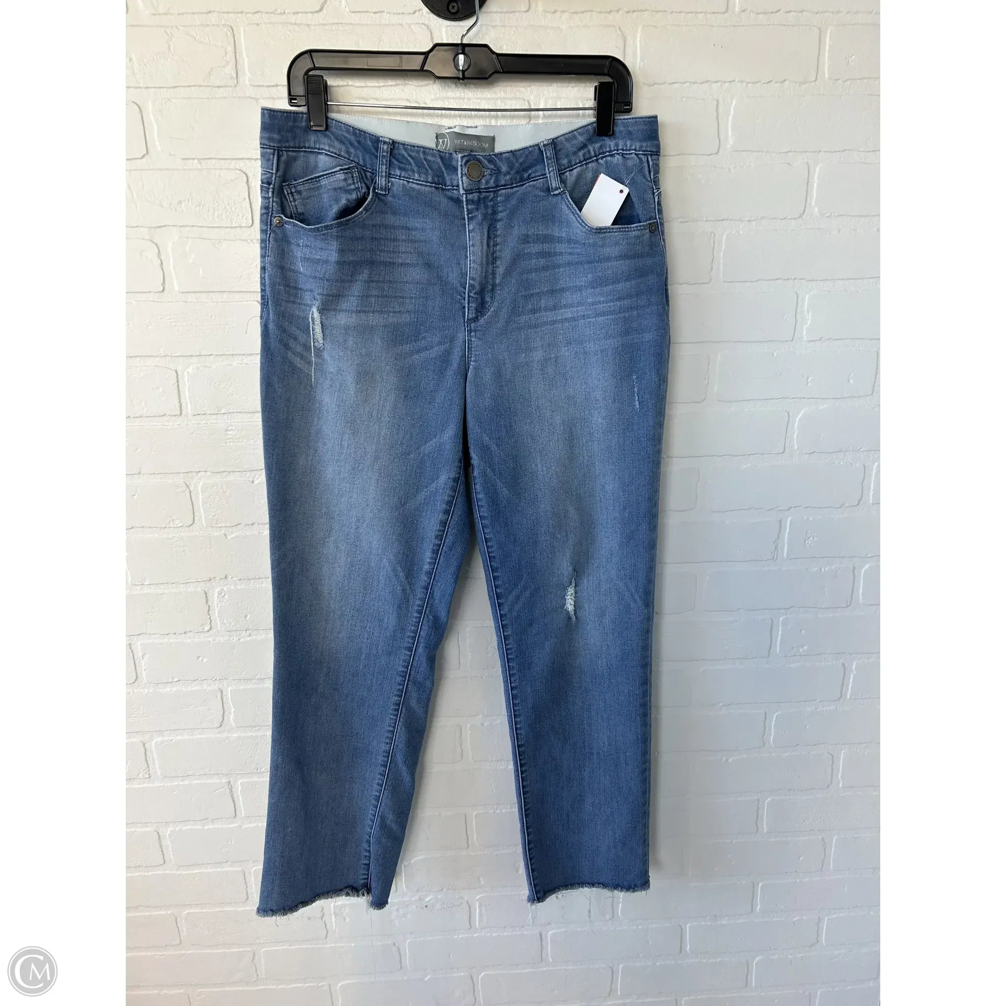 Men's Tapered JeansJeans Straight By Wit & Wisdom In Blue Denim, Size: 10