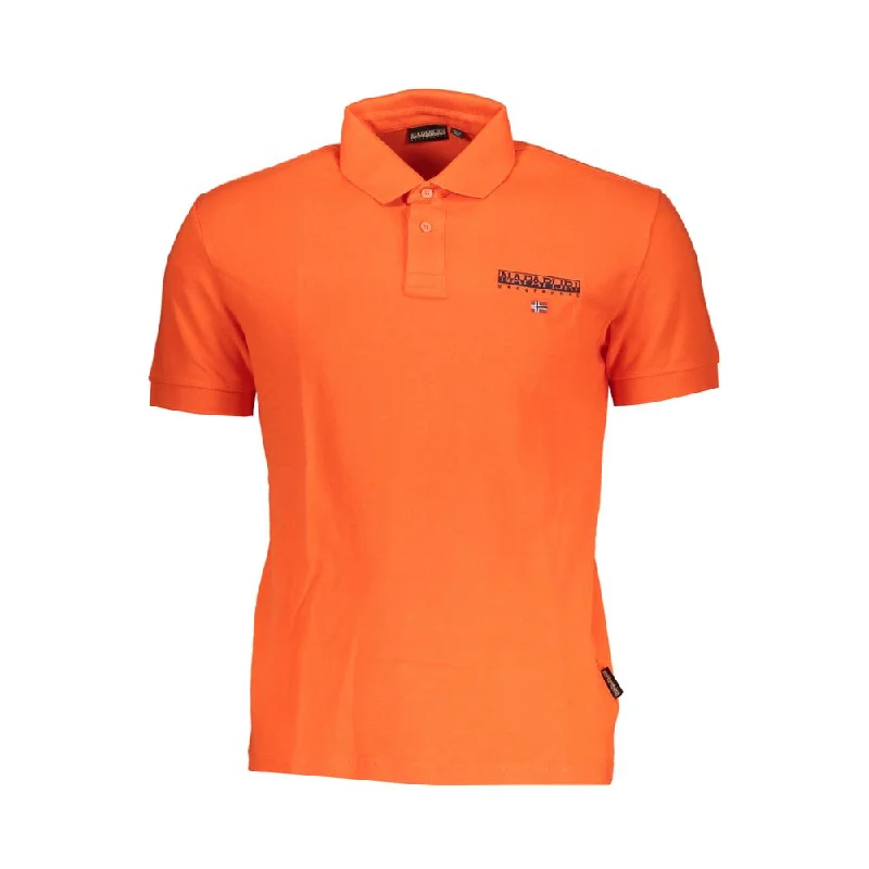 Men's Shirts with Roll-Up SleevesNapapijri  Cotton Polo Men's Shirt