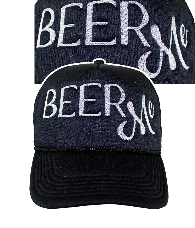 Men's Straw Hats for Summer"Beer Me" Foam Trucker Hat