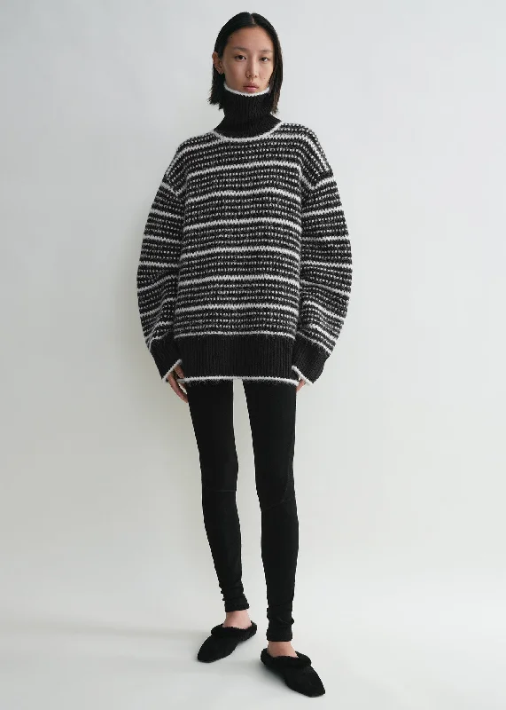 Men's Sweaters with SnapsHeritage turtleneck black