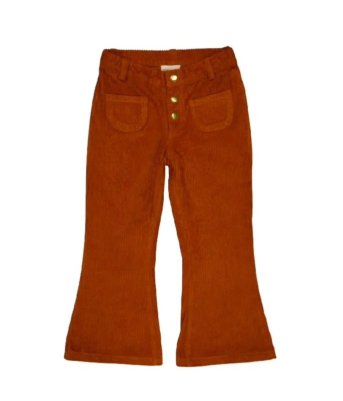 Comfort-Fit Men's Loungewear ShortsGirls Christie Trousers In Cognac