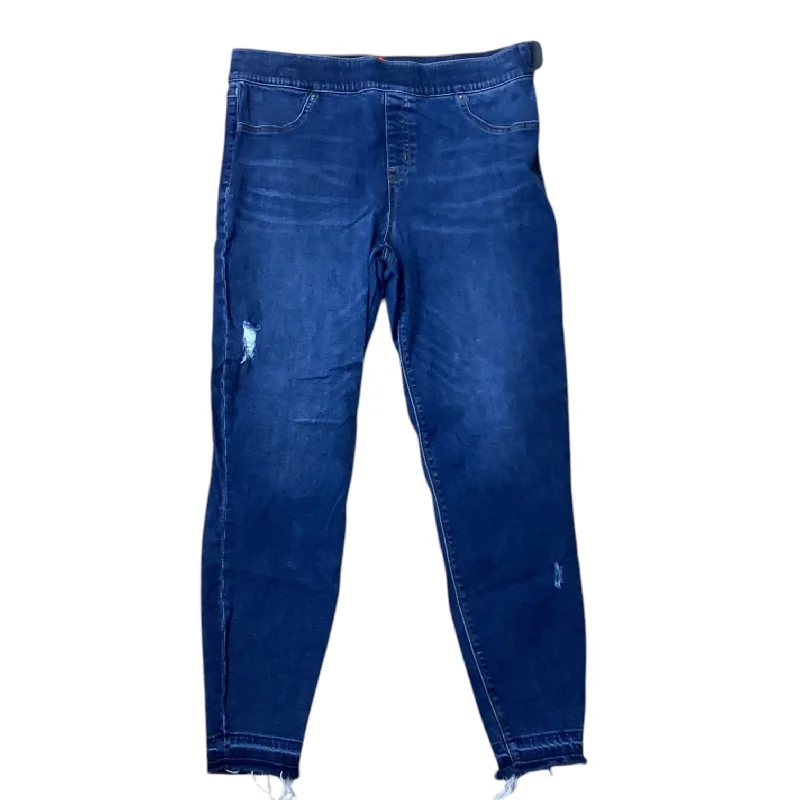 Mid-Waisted Men's JeansJeans Designer By Spanx In Blue Denim, Size: 14