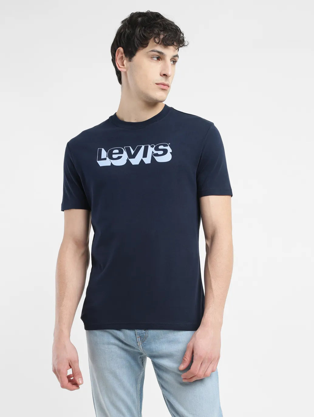 Men's Shirts with CollarsMen's Brand Logo Crew Neck T-shirt