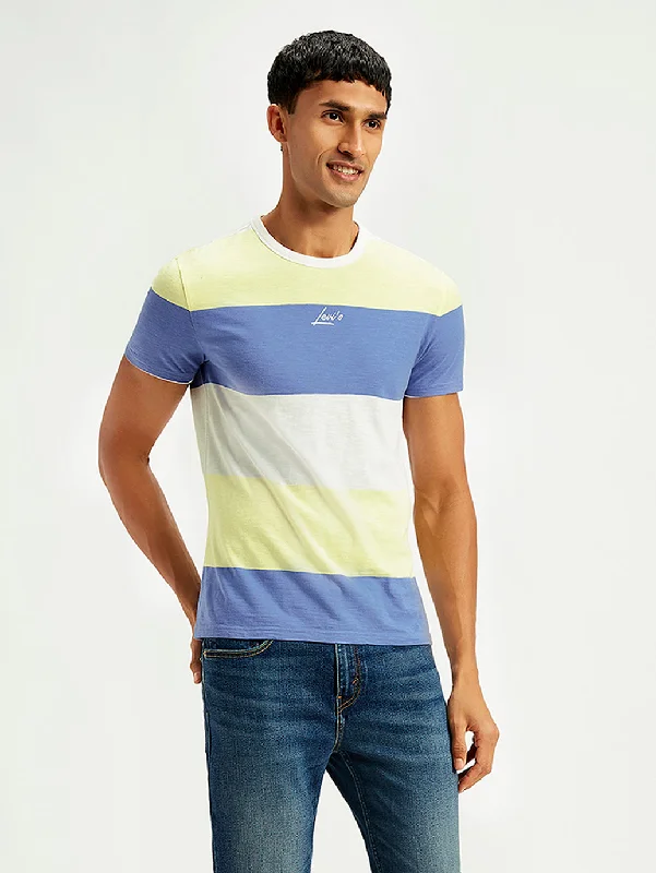 Men's Shirts with Roll-Up SleevesMen's Colorblock Slim Fit T-Shirt