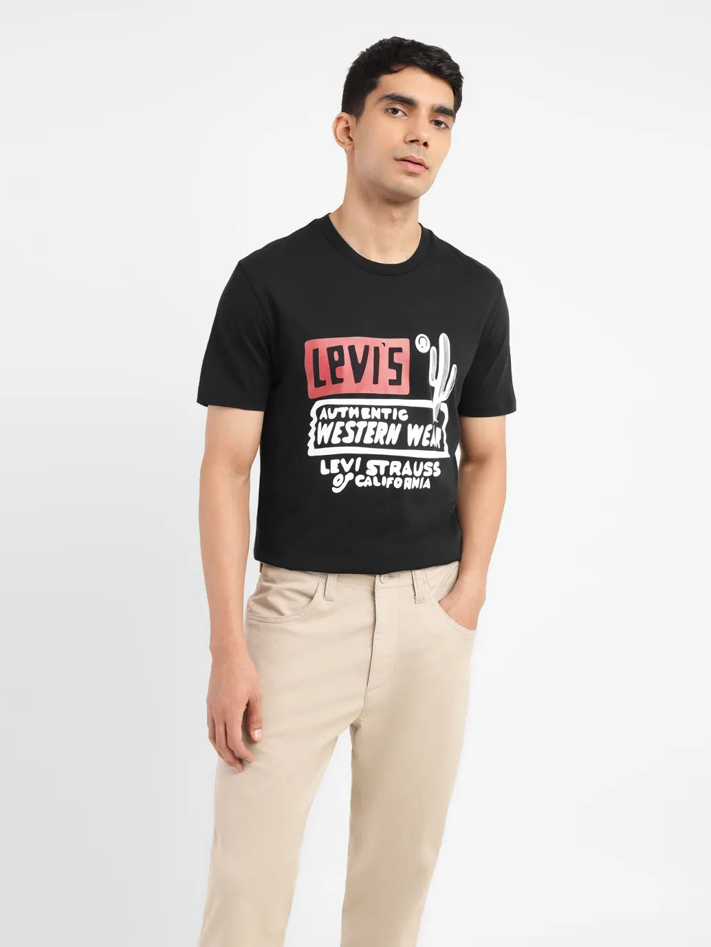 Elegant Men's Dress ShirtsMen's Graphic Print Slim Fit T-shirt