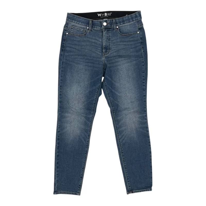High-Waisted Bootcut Men's JeansJeans Skinny By White House Black Market In Blue Denim, Size:10P High-Waisted Bootcut Men's JeansJeans Skinny By White House Black Market In Blue Denim, Size:10P