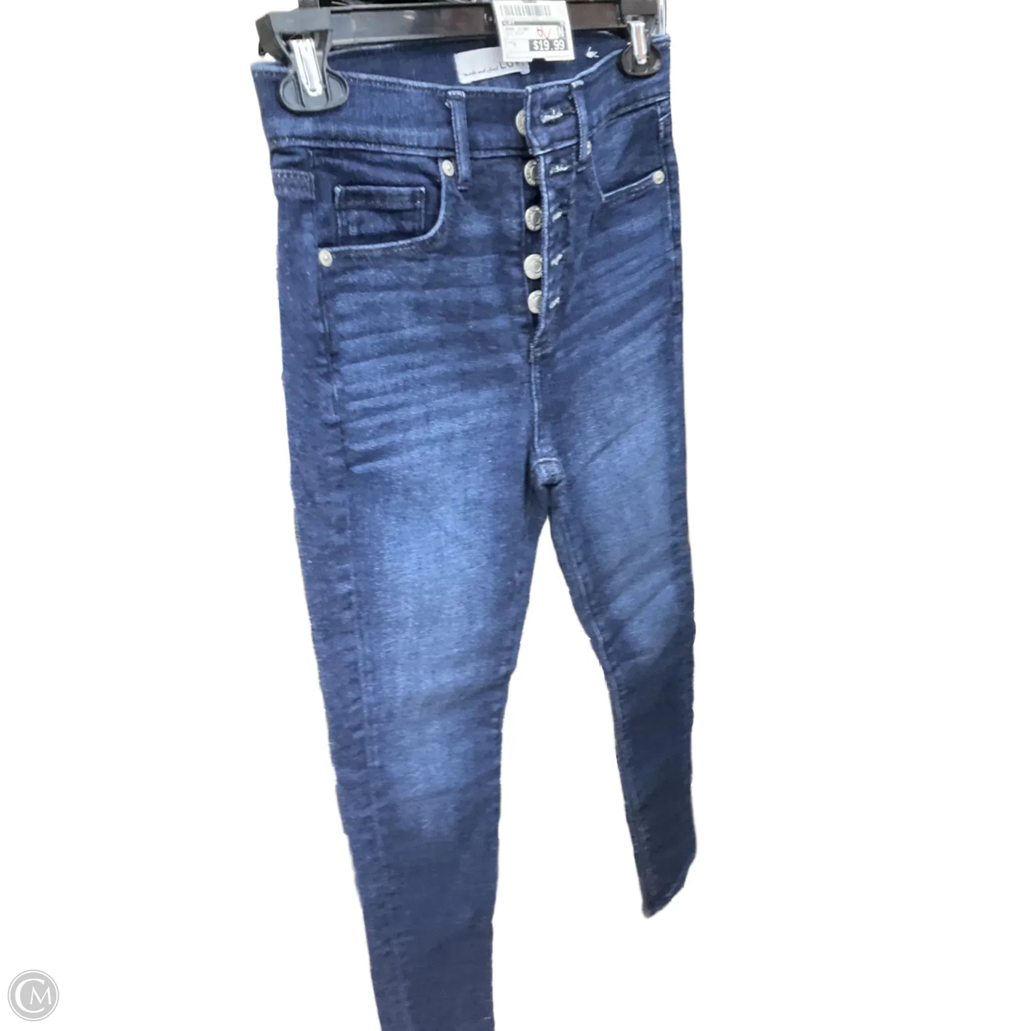 High-Waisted Men's JeansJeans Skinny By Loft In Blue Denim, Size: 0