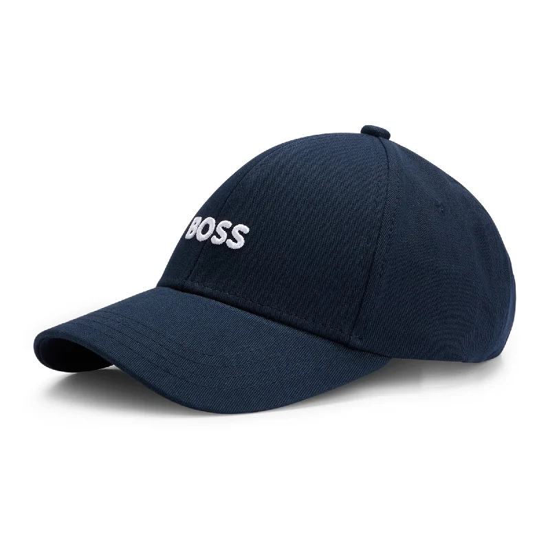 Reversible Bucket HatsBoss Zed Embroidered Cotton Cap - Navy