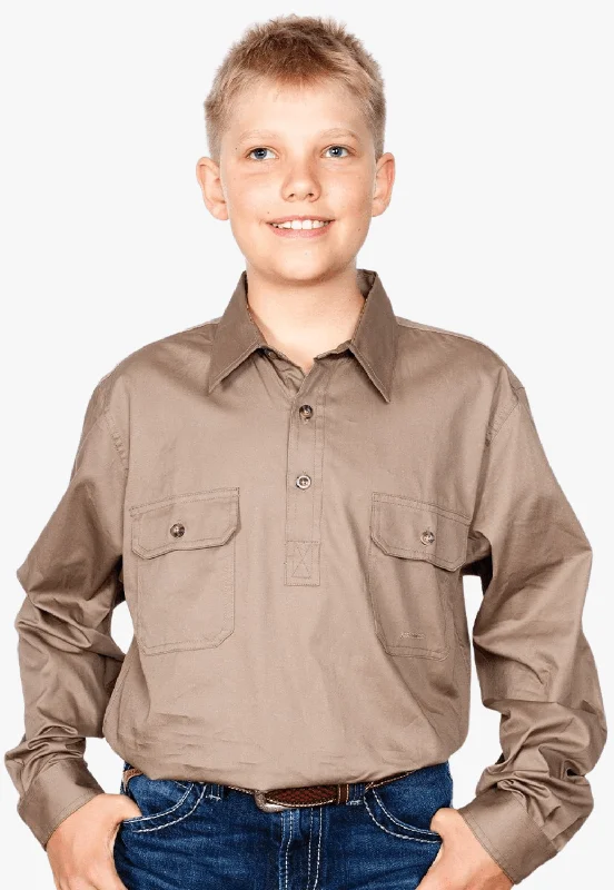 Men's Tennis Shirts for Court ComfortJust Country Boys Lachlan Work Shirt JC30303