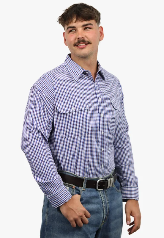 Men's Button-Down Collar Shirts for Staying PolishedBisley Mens Long Sleeve Checked Shirt Men's Button-Down Collar Shirts for Staying PolishedBisley Mens Long Sleeve Checked Shirt