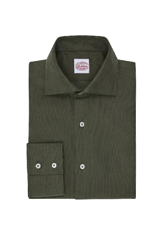 Men's Bamboo Fiber Shirts for Softness and BreathabilitySage Green Cotton Cord Shirt Men's Bamboo Fiber Shirts for Softness and BreathabilitySage Green Cotton Cord Shirt