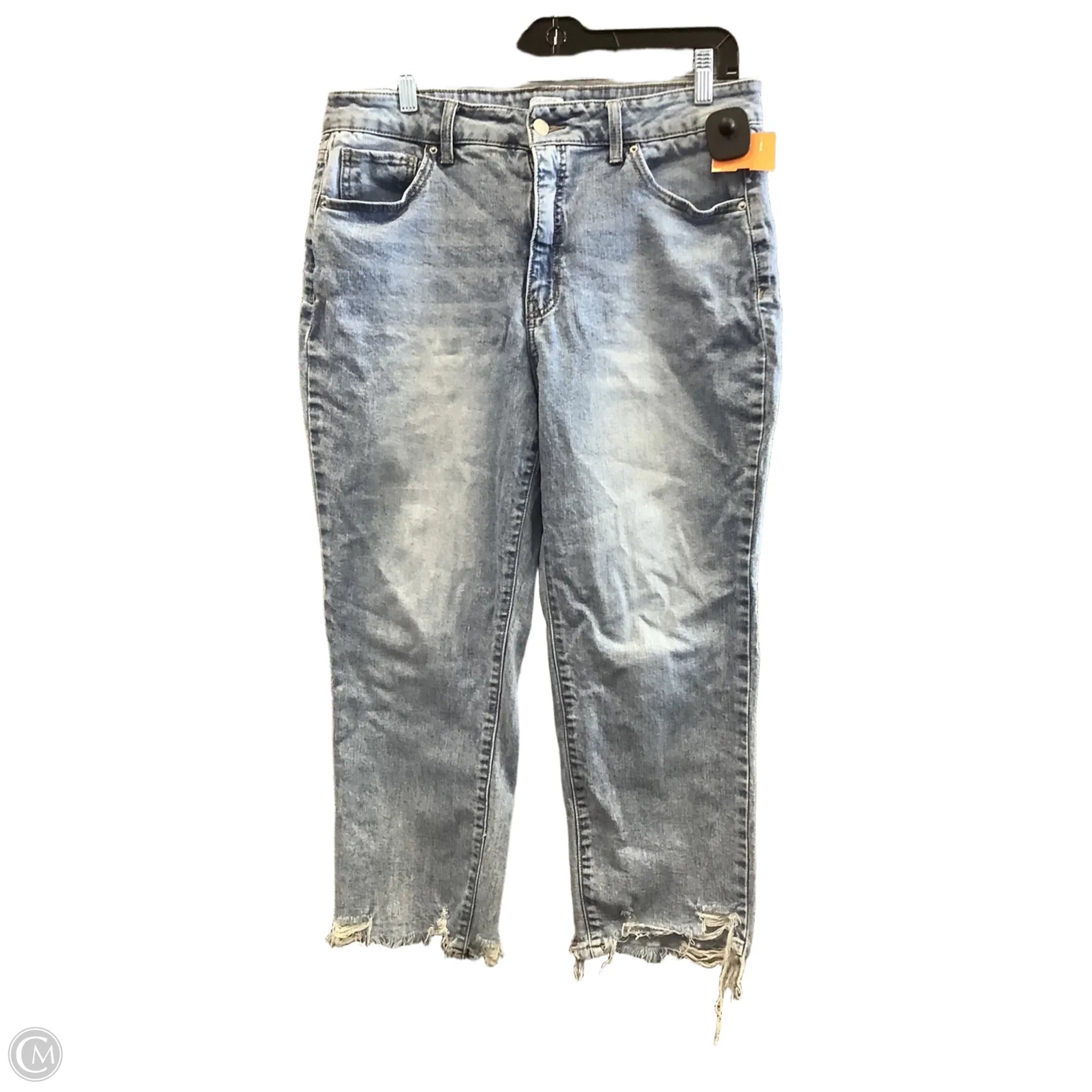 Cool Men's JeansJeans Straight By Time And Tru In Blue Denim, Size: 14