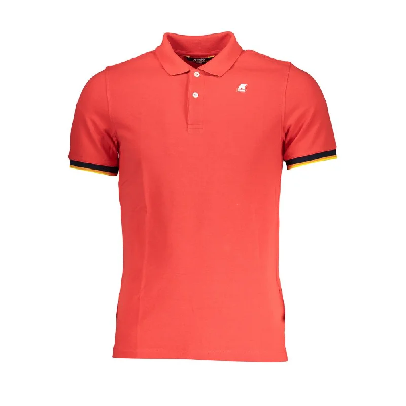 Men's Shirts with Embellished HemlinesK-WAY  Cotton Polo Men's Shirt