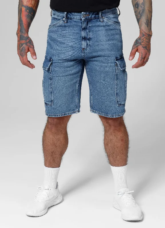 Best Fitting Men's JeansDenim cargo shorts Classic Wash Deerhorn