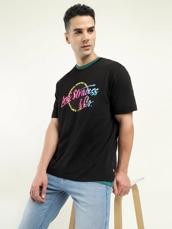 Men's Shirts with Asymmetrical HemlinesMen's Graphic Print Crew Neck T-shirt