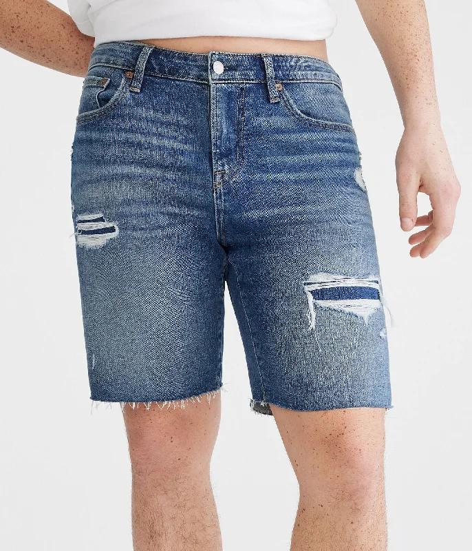 Cozy and Warm Men's Flannel ShortsAeropostale Denim Shorts 9"