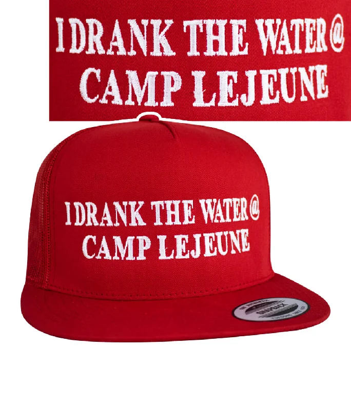 Protective Hard Hats"I Drank the Water @ Camp Lejeune" - Trucker Baseball Hat