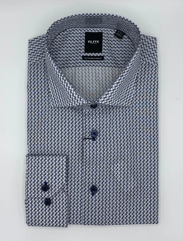 Men's Timeless Dress Shirts for Enduring StyleSerica Elite Tapered Non-Iron Dress Shirt - E-2359154 Silver Men's Timeless Dress Shirts for Enduring StyleSerica Elite Tapered Non-Iron Dress Shirt - E-2359154 Silver