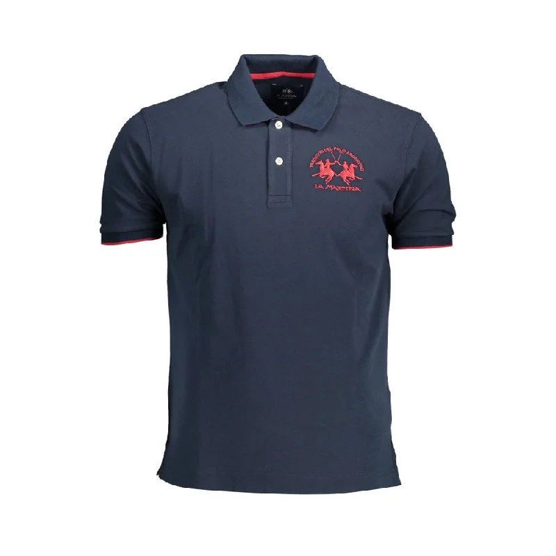 Layered Men's VestsLa Martina  Cotton Polo Men's Shirt