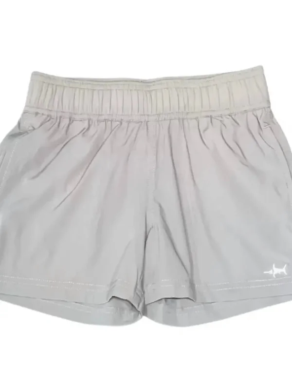 Men's Quick-Drying Swimwear ShortsInlet Performance Short In Grey