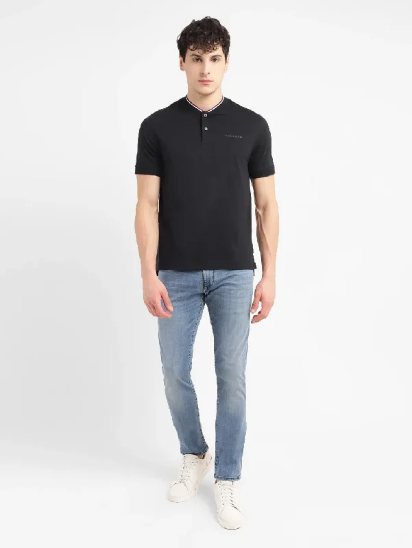 Men's Shirts with Zippered PocketsMen's Solid Slim Fit T-shirt