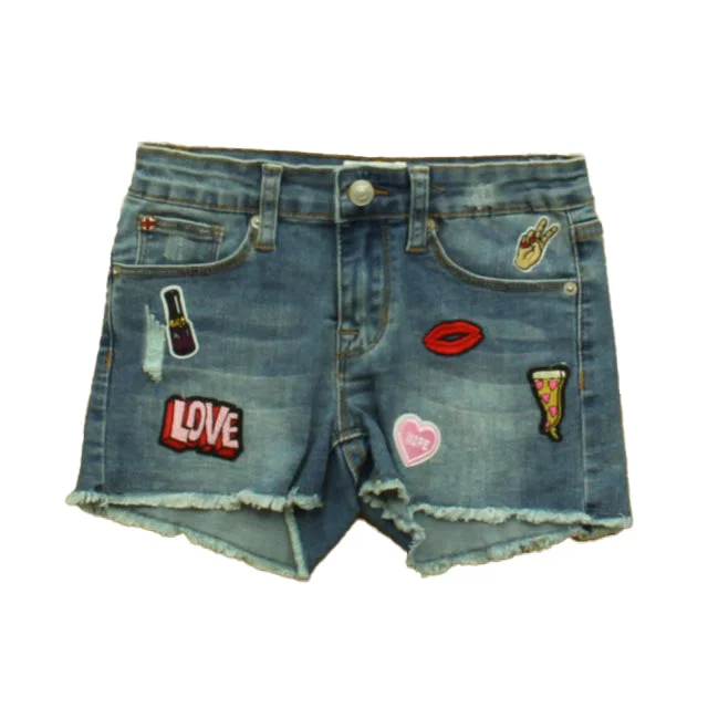 Short-Inseam Men's Dress and Chino ShortsHudson Girls Blue Patches Jean Shorts