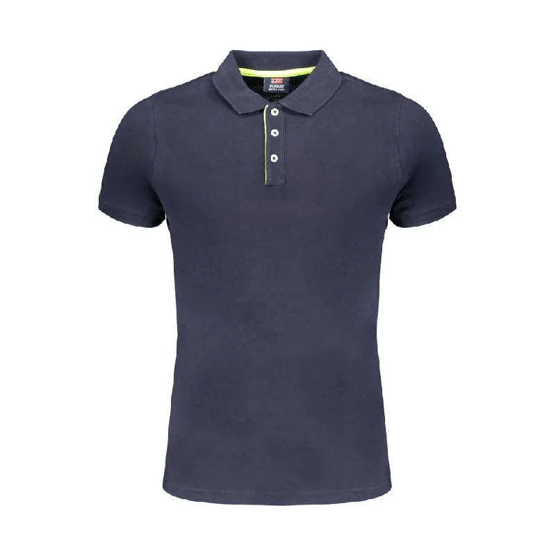 Men's Shirts with Snap ButtonsNorway 1963  Cotton Polo Men's Shirt