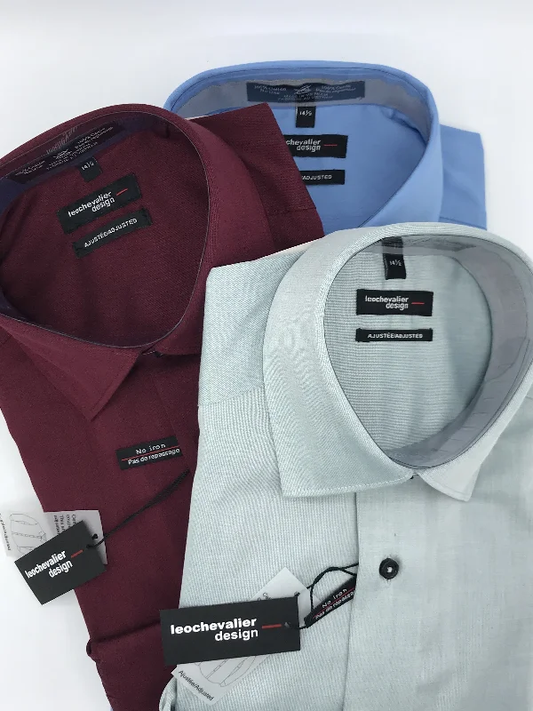 Men's Button-Down Collar Shirts for Staying PolishedLeo Chevalier Adjusted Fit Dress Shirt - 225161 Men's Button-Down Collar Shirts for Staying PolishedLeo Chevalier Adjusted Fit Dress Shirt - 225161