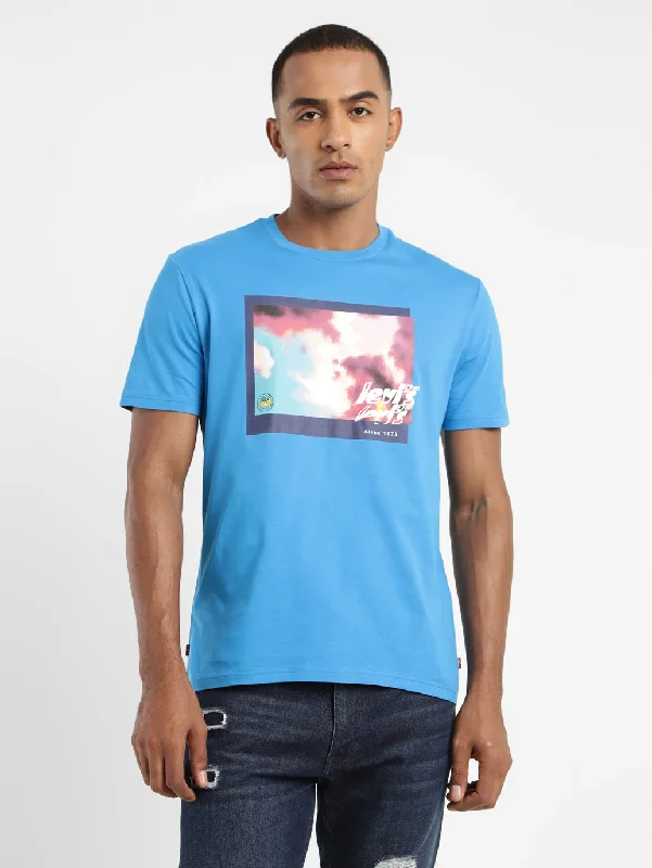 Versatile Men's Tank TopsMen's Graphic Print Crew Neck T-shirt