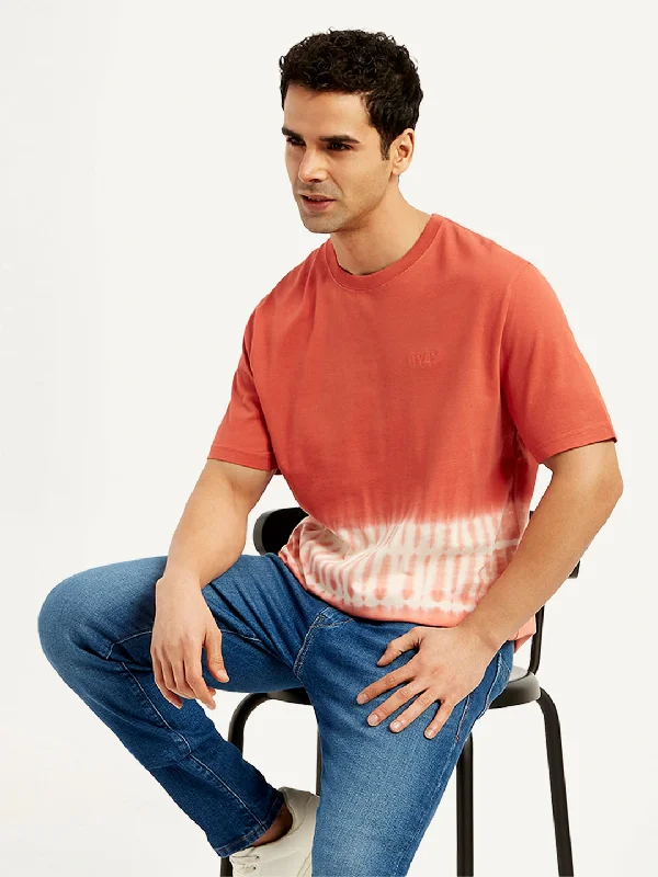 Men's Shirts for Outdoor ActivitiesMen's Tie-Dye Crew Neck T-Shirt