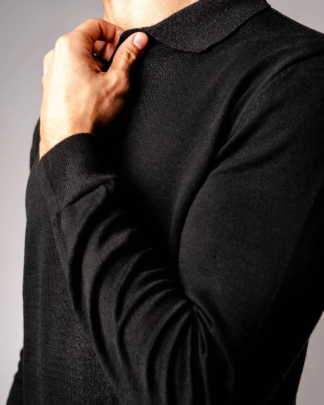 Casual Men's T-ShirtsKnitted Polo Sweatshirt