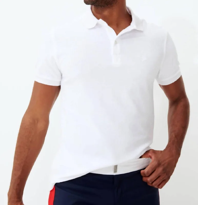 Men's Shirts with UV ProtectionMen's Pacific Terry Polo Shirt In White