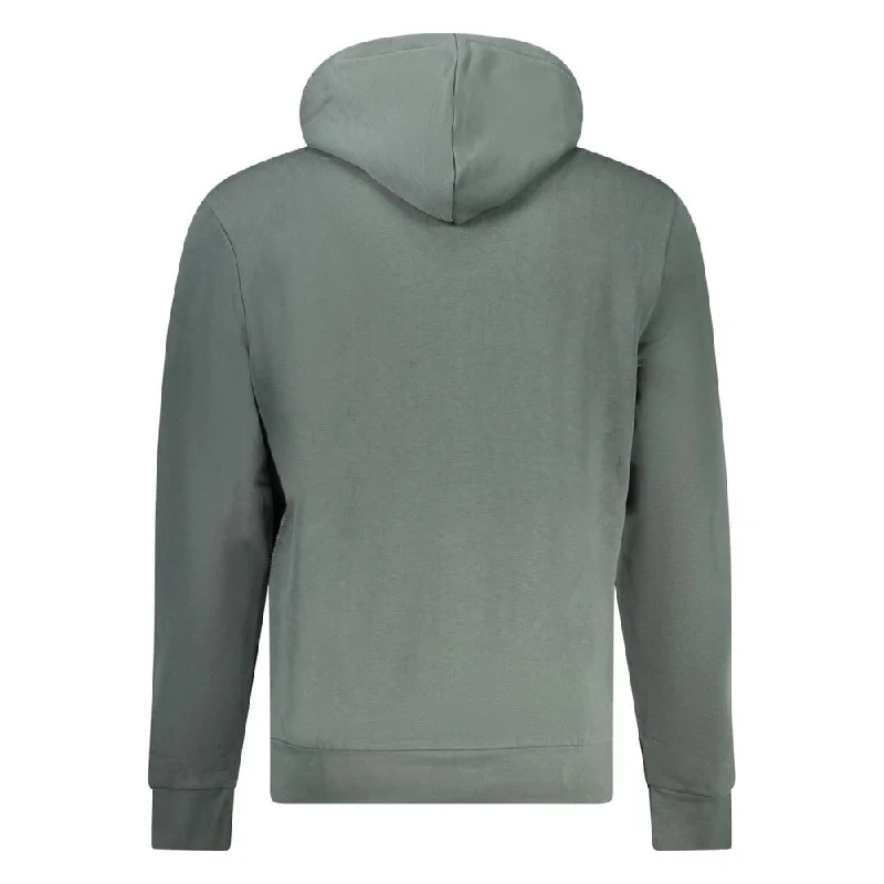 Lightweight Men's Cardigan SweatersNapapijri Green Cotton Men's Sweater