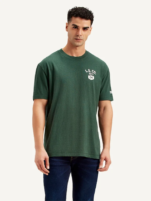 Men's Sleeveless TopsMen's Graphic Print Crew Neck T-shirt
