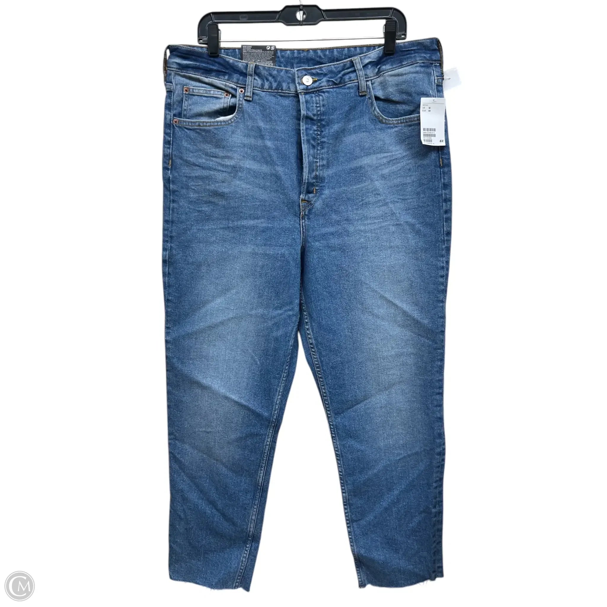 Casual Men's JeansJeans Straight By Divided In Blue Denim, Size: 16