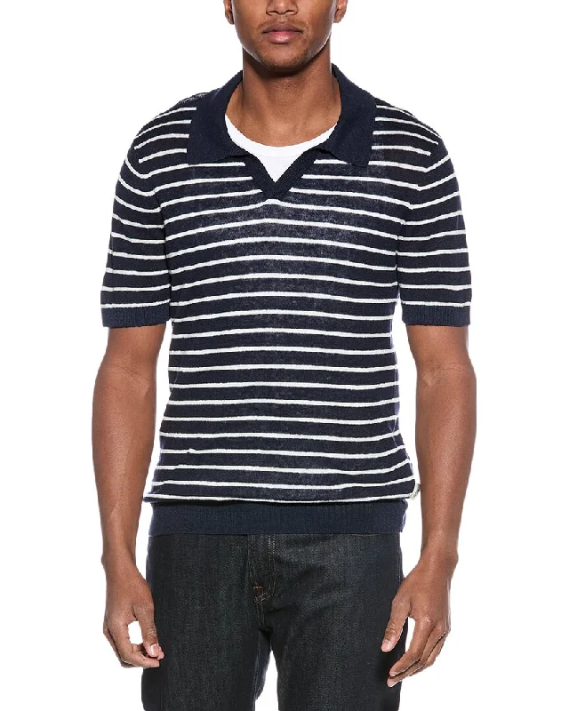 Men's Shirts with Hook-and-Loop ClosuresOnia Linen Polo shirt