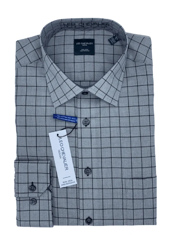 Men's Scoop Neck T-Shirts for a Relaxed FeelLeo Chevalier Dress Shirt Tall Fit - 523178/QT 3237 Men's Scoop Neck T-Shirts for a Relaxed FeelLeo Chevalier Dress Shirt Tall Fit - 523178/QT 3237