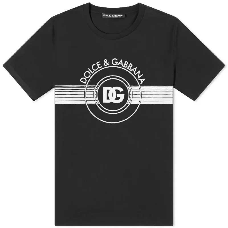 Breathable Men's Mesh TopsDolce & Gabbana Men's Crew Neck Interlocking Logo T-Shirt, Black Breathable Men's Mesh TopsDolce & Gabbana Men's Crew Neck Interlocking Logo T-Shirt, Black
