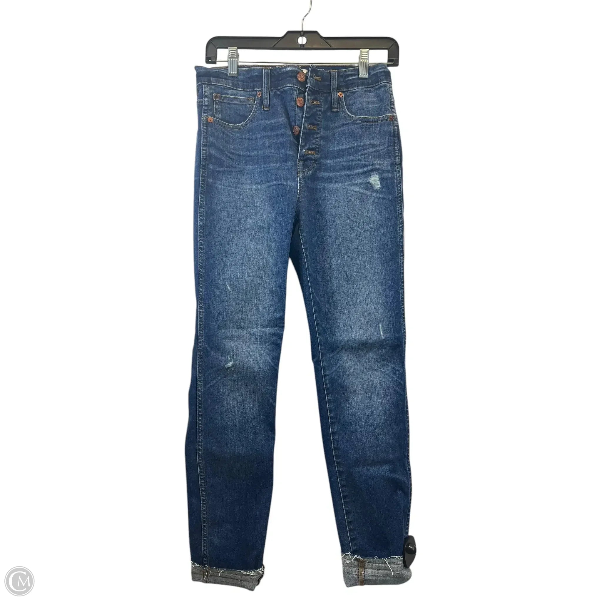 Elegant Men's JeansJeans Skinny By Madewell In Blue Denim, Size: 4